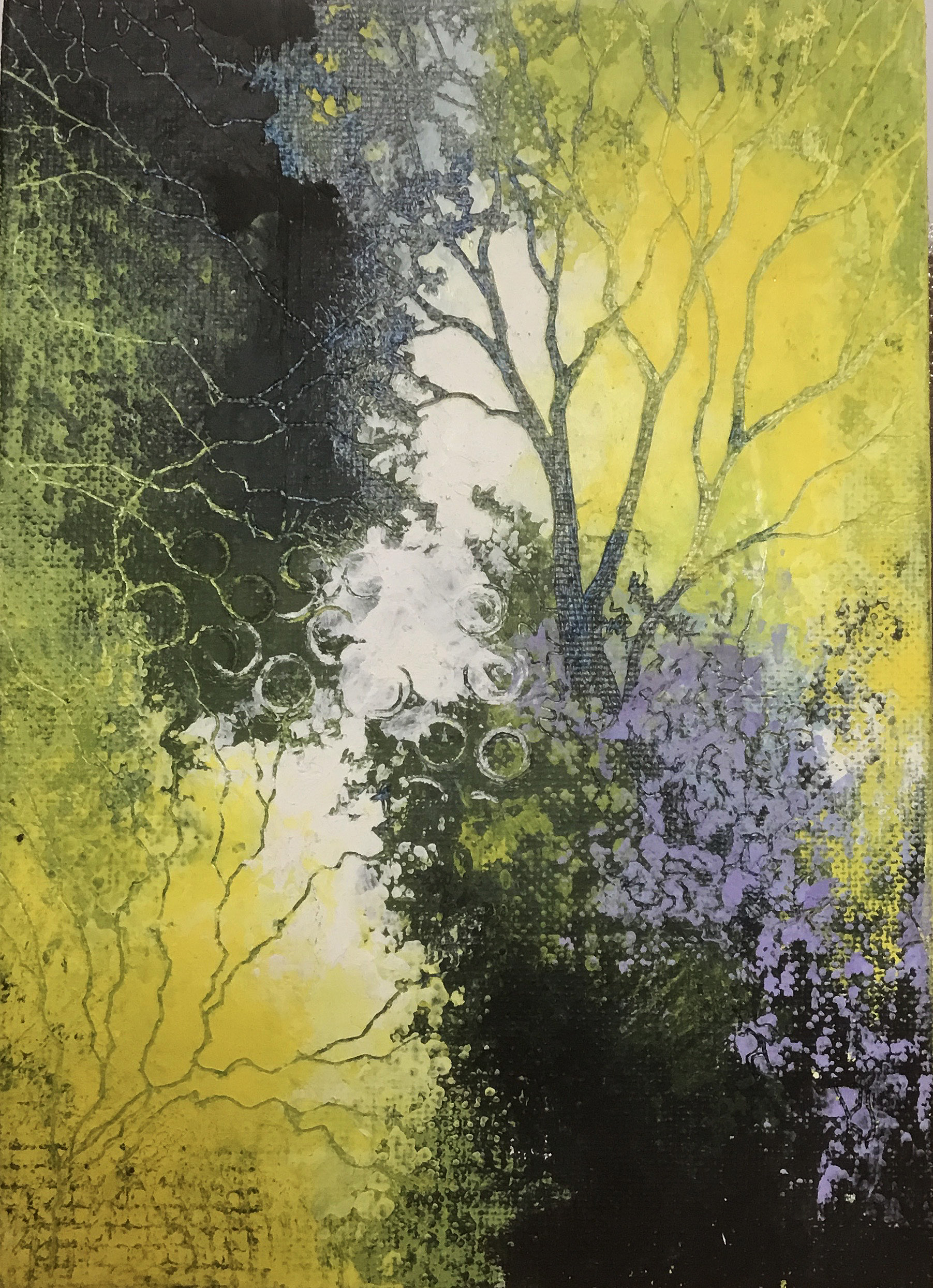 Hedgerow and Wayside Series painting