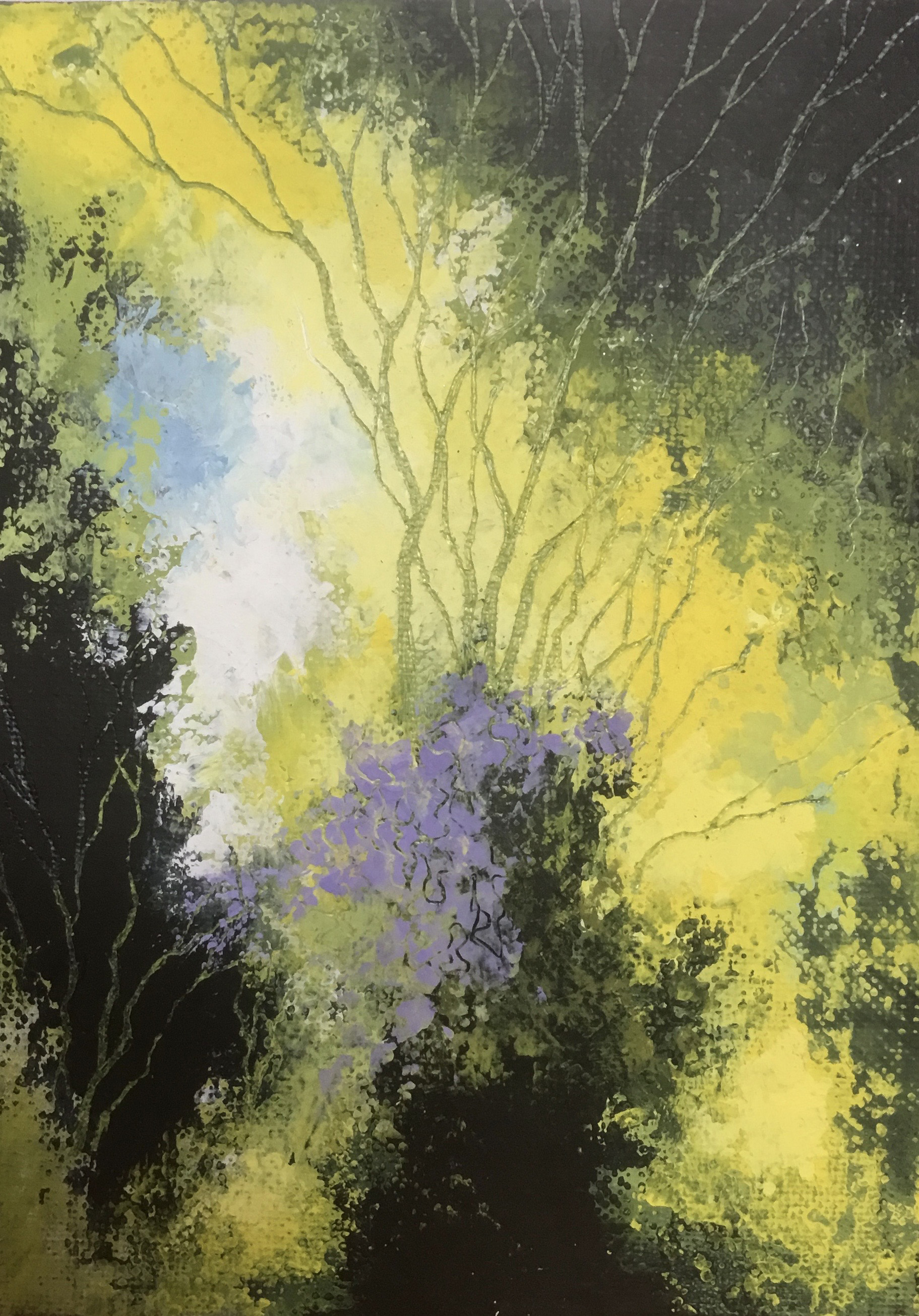 Hedgerow and Wayside Series painting